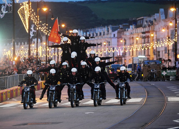 Entertainment on Douglas promenade during the Isle of Man TT